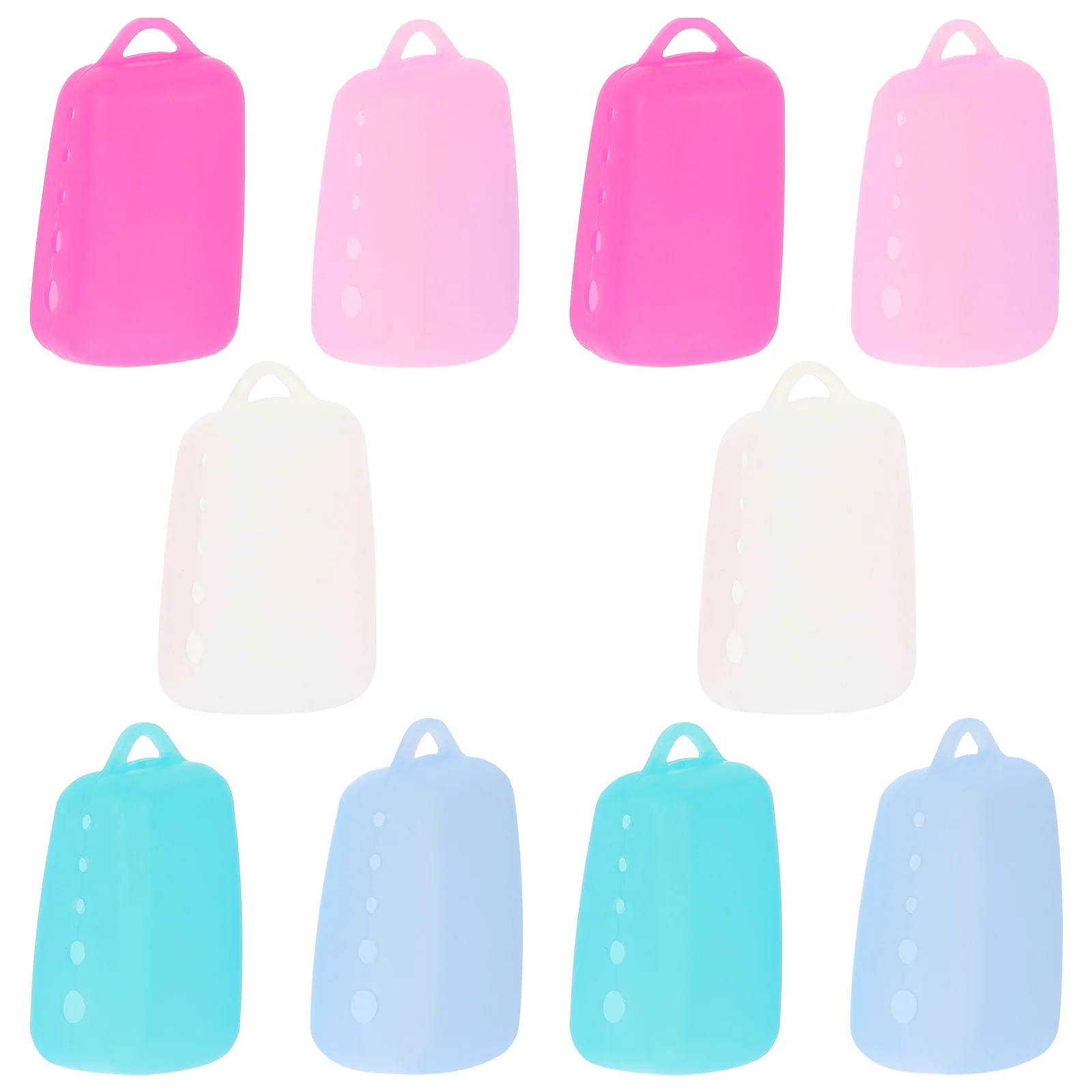 10Pcs Toothbrush Covers Silicone Protective Travel Caps Portable Dustproof Toothbrush Head Covers Cover Travel Case