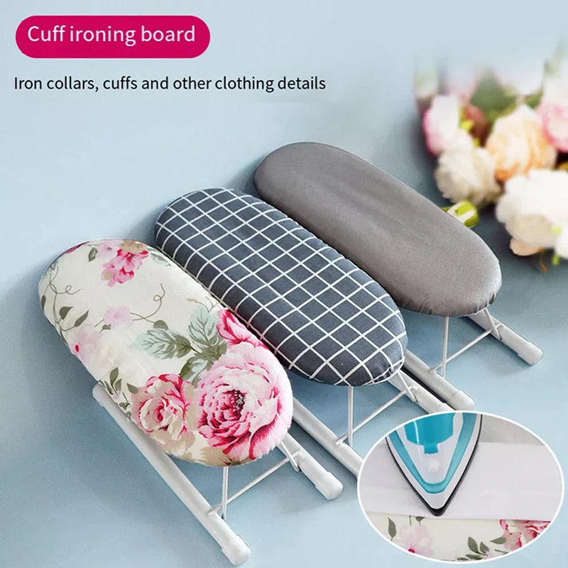 Portable Mini Ironing Board Rack for Clothes Sleeves and Shirts Small Size Easy to Store and Carry Lncluding Bracket