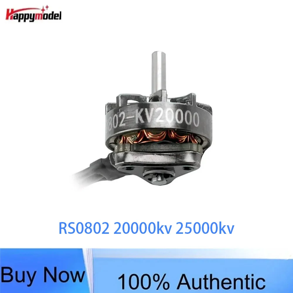 HappyModel RS0802 KV20000 KV25000 1S Brushless Motor CW CCW For FPV Freestyle Mobula7 Mobula7 HD 1S Tinywhoop Drones