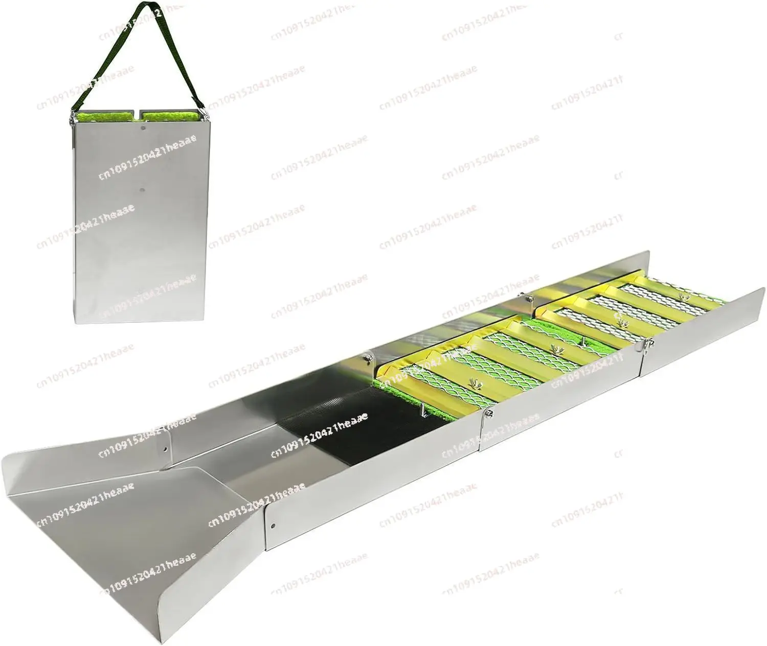 

Suitable for New Gold Mining Tools No Power Gold Panning Sluice Rubber Handheld Panning Tool Efficient Easy Mining