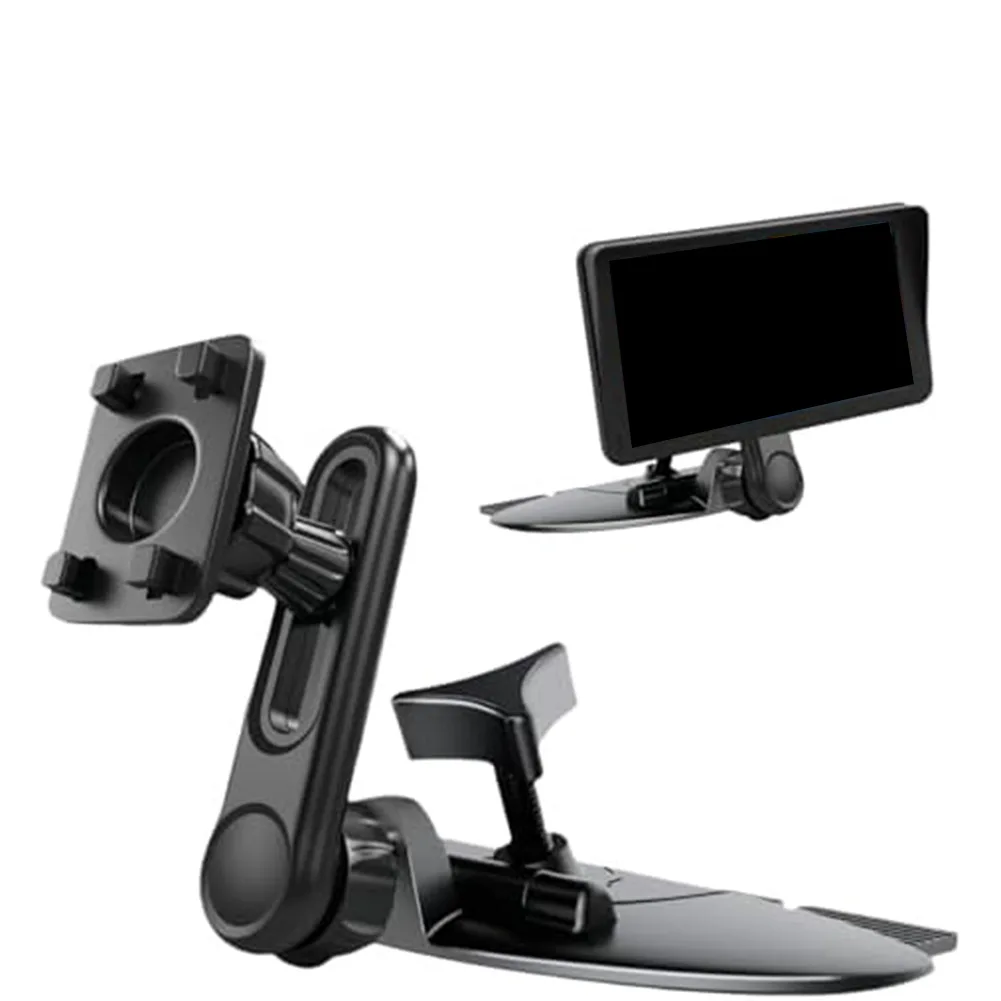 Car Adjustable CD Slot Phone Holder 360° Rotating Car Air Vent Mount Stand Cell Phone Bracket For 7-10 Inch Displays Carpaly