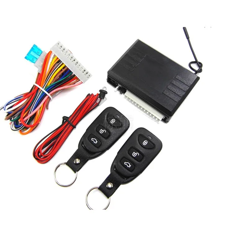 616-8113 Universal Car Auto Keyless Entry System Button Start Stop LED Keychain Central Kit Door Lock with Remote Control