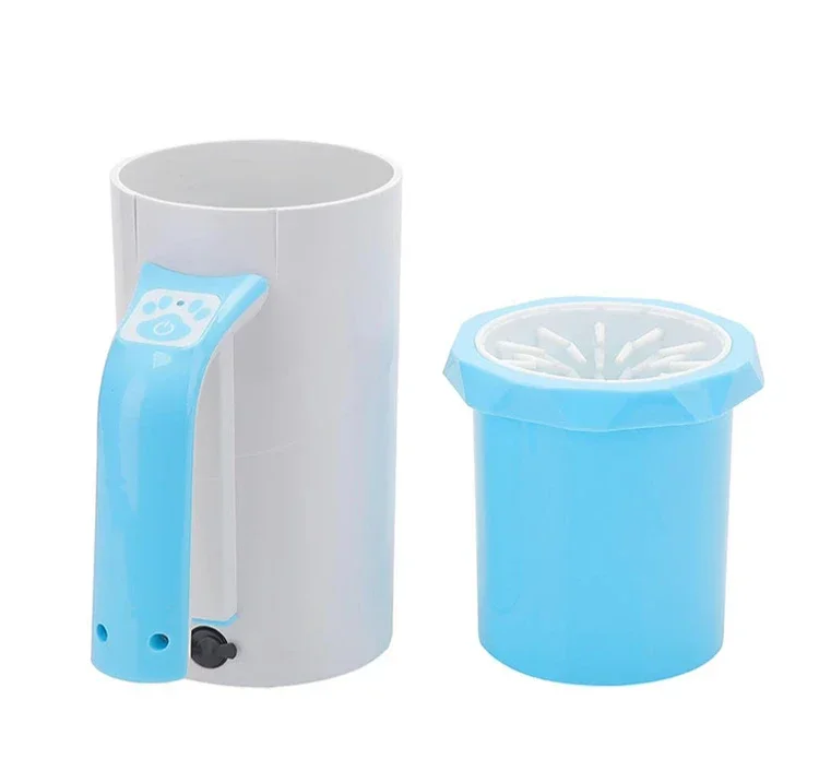 Pet electric foot washing cup, large dog and dog non wiping automatic foot washing tool