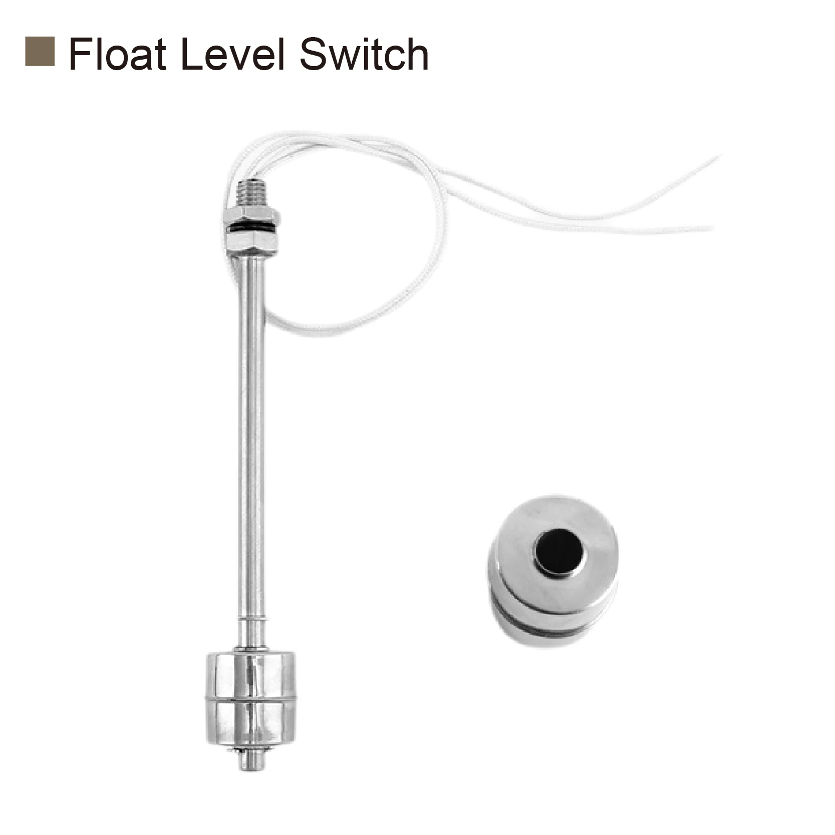 

Поплавковый выключатель с одним шариком, датчик уровня жидкости, контроллер резервуара для воды из нержавеющей стали 304, высокий низкий уровень воды, автоматическое управление