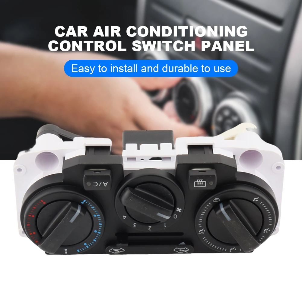 Car Climate Control Switch Temperature Control Plate Air Conditioner Control Switch for Nissan Tiida Sylphy NV200 Geniss 07-15