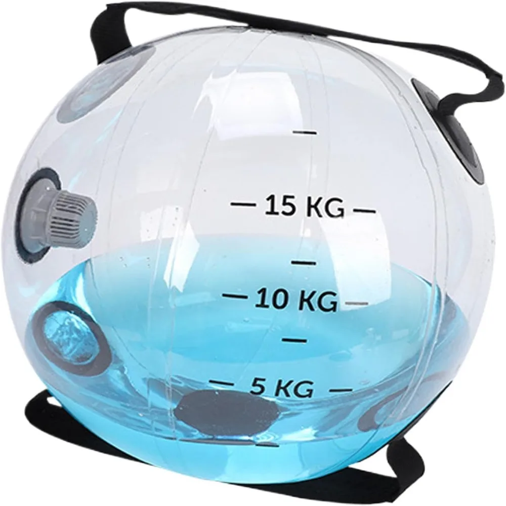 15kg Fitness Water Bag PVC Stability Training Water-Filled Weight Bags Adjustable Water Weight Power Bag Water Filled Bag