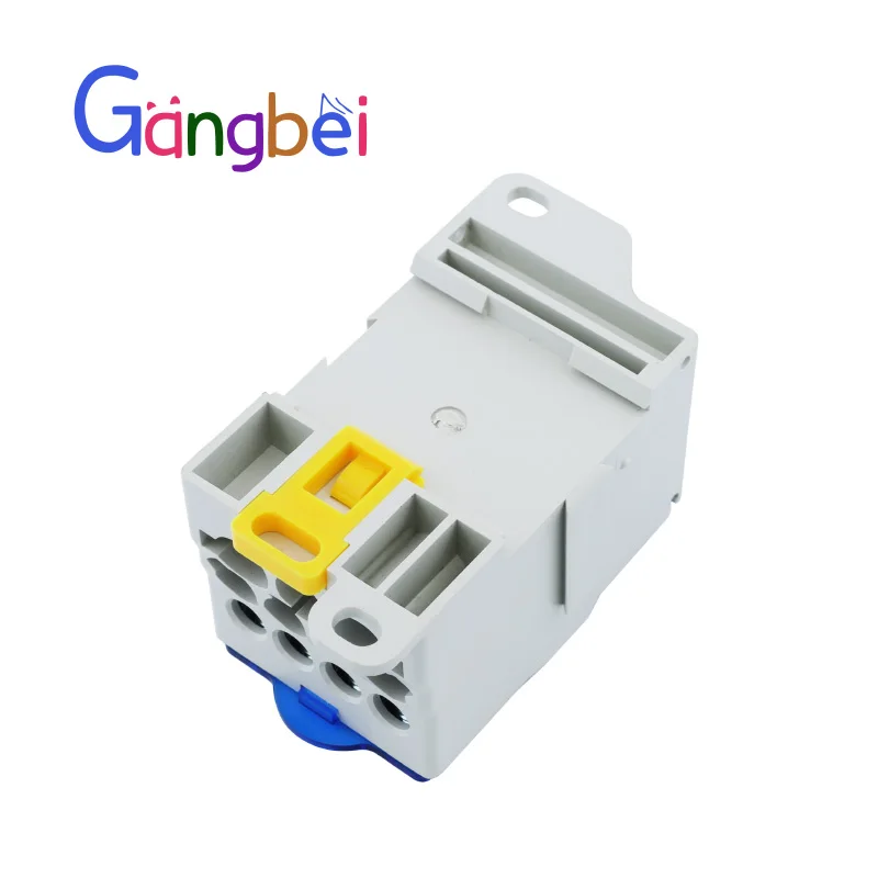 UKK500A Din Rail 1 in N Out Terminal Block Distribution Box Universal Power Junction Box Electric Wire Connector gangbei