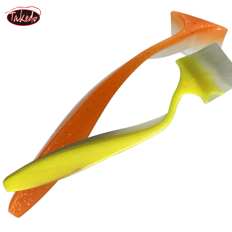 Vinilos luminosos TAKEDO cola en T con rattle para depredadores marinos