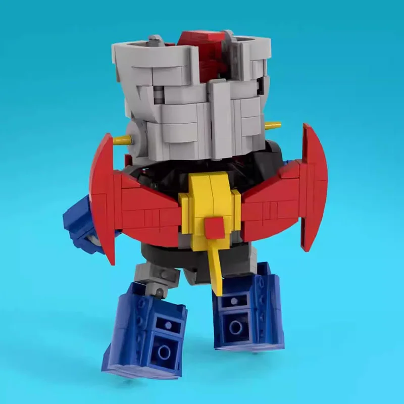 MOC Heißer Anime Dämonengott Z Film Actionfigur Allmächtiger Roboter Baustein-Set Mech-Modell DIY Kinder-Montage-Spielzeug Geburtstagsgeschenk – Detail 4