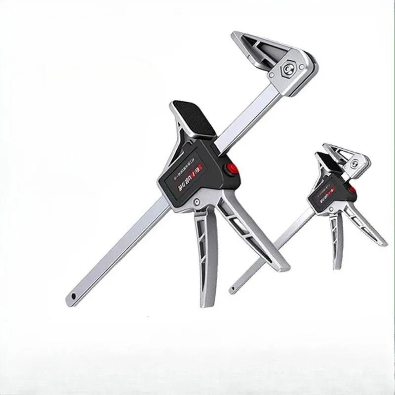

Aluminum Alloy Woodworking Quick Clamp Heavy Duty F Clamp Fixing Tool Right Angle Expander