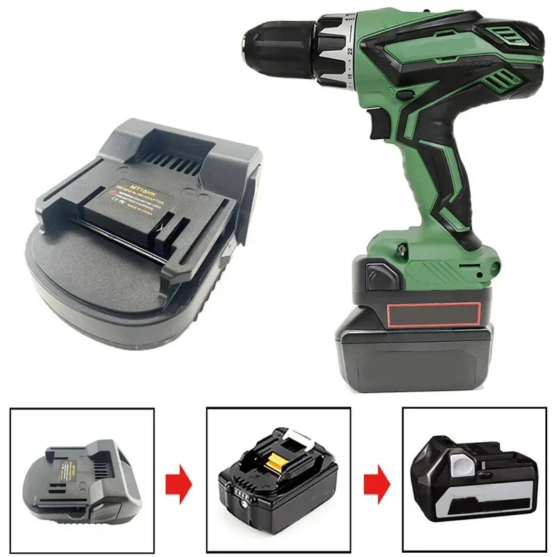 Imagem -03 - Li-ion Batttery Adapter para Makita Uso de Ferramentas Elétricas Bl1850 Makita 18v Bl1840 Converter para Hitachi Hikoki Novo
