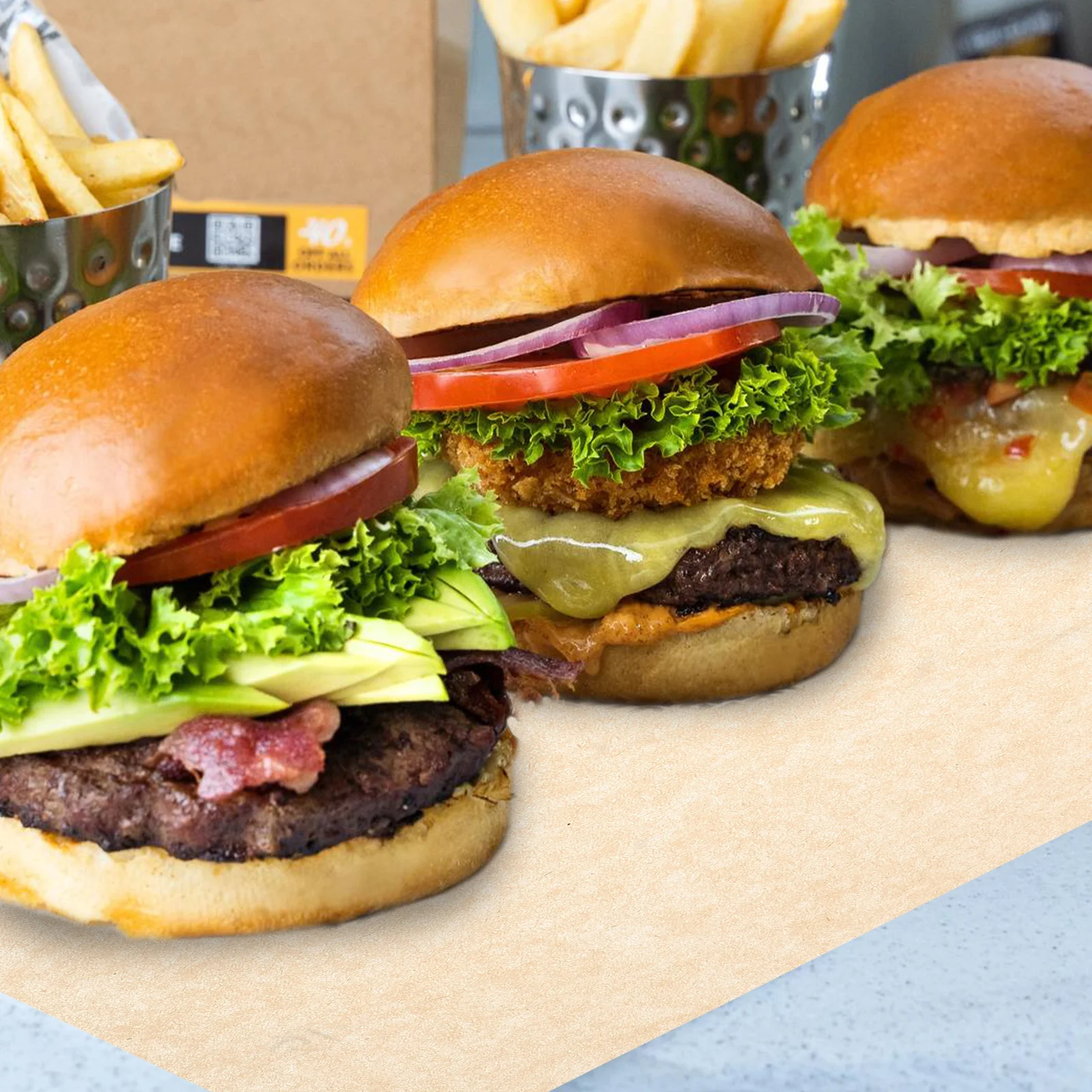 100pcs Greaseproof Paper For Hamburgers Grade Wrapping Sheets Baking Liners For Sandwiches Cakes French Fries Food Basket