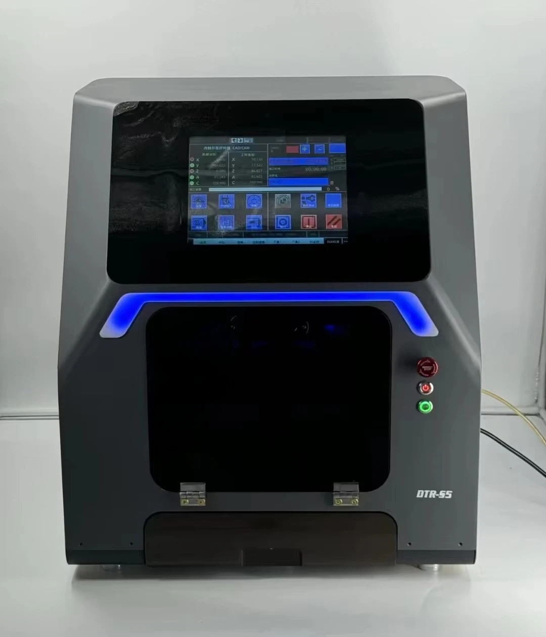High Quality 5 Axis Milling Machine 0.01mm Accuracy 11 Tools Wet Zirconia Cutting Dry Wet Engraving Electric Power