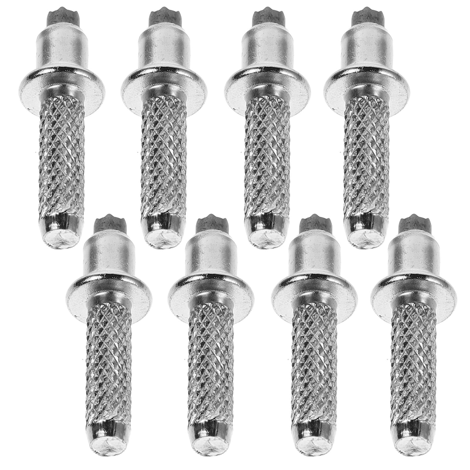 8 Pcs Hiking Pole Tips Pole Tips High Carbon Steel Anti Slip Spikes for Hiking Walking Sticks Camping Accessories