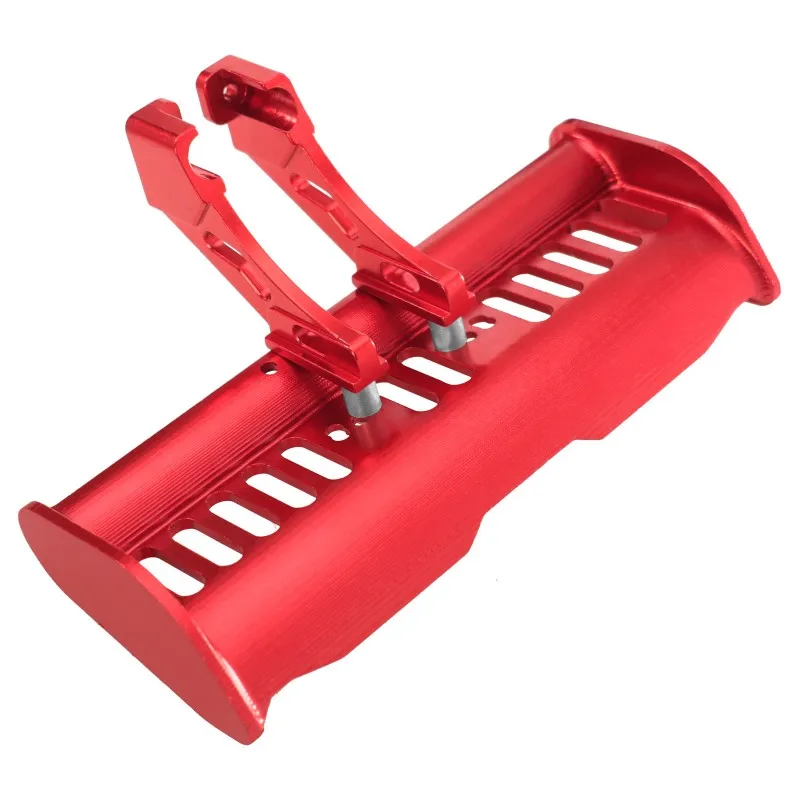 Zestaw tylnej skrzydłowej części AM-X12 do samochodów RC Wltoys w skali 1/14 i 1/12, modele 144001/144010 144016 124007 Riaario 14001R 14001T, ulepszony wspornik tylnej części.