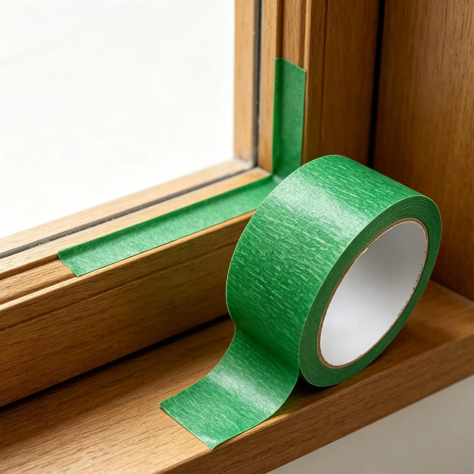 Painter Masking Tape 3 Rolls Green Painters Tape For Painting Edges Masking For DIY Paint Projects Residues Free Paint Tape