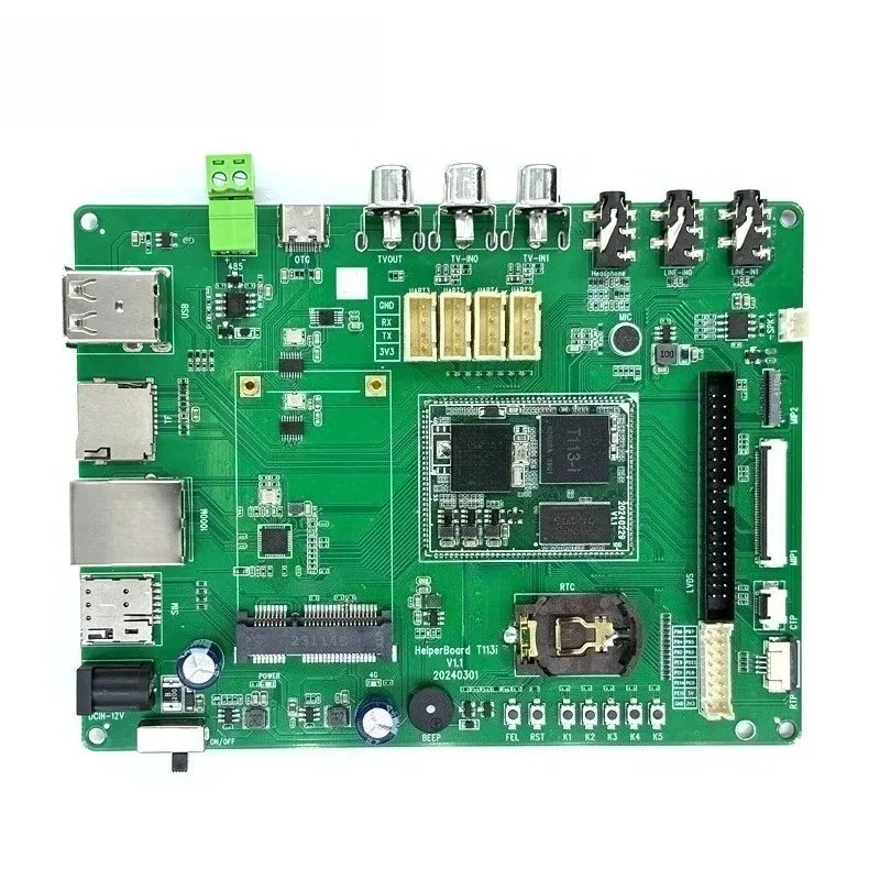 

Helper T113-i Development Board Used for Industry Automation Nand and EMMC Board for Monitor Automation(only Board))