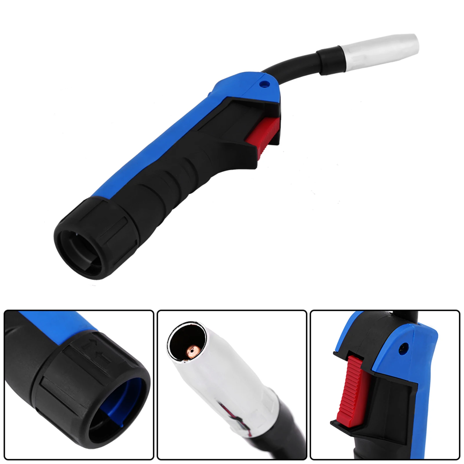 15AK Torch MAG Torch 15AK Carbon Dioxide Welding MIG/MAG Torch Gun Part Head Replacement MIG Welder Gun Welding Torch
