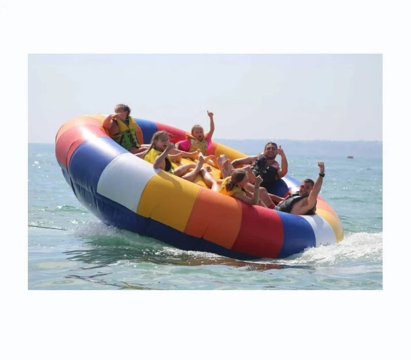 

Crazy UFO Inflatable Towable Water Sports Rotating Flying Inflatable Disco Boat