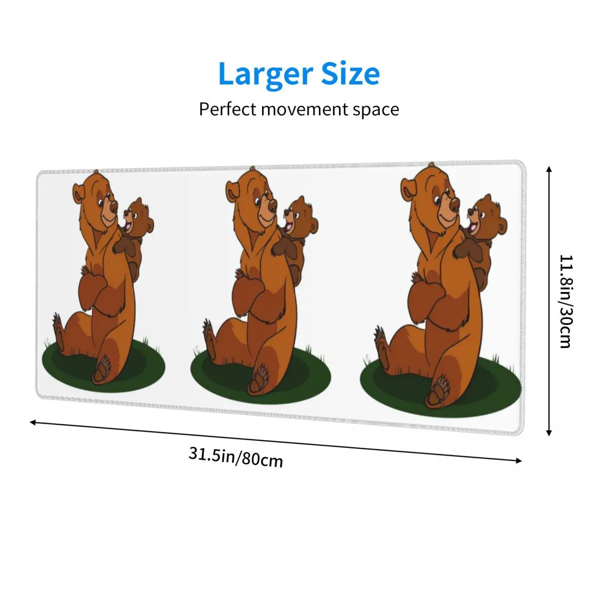Large Mouse Pad Brother Bear Gamer PC Laptop Mats Keyboard Carpet Computer Gaming Office Accessories Desk Mat