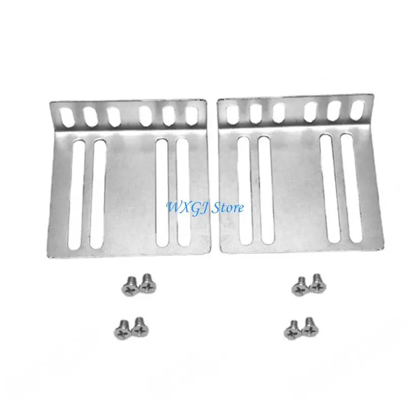 

37JE Metal Car DVD Mounting Bracket Set Car Double DIN Installation For 2DIN Head Units With 8 Screws Included