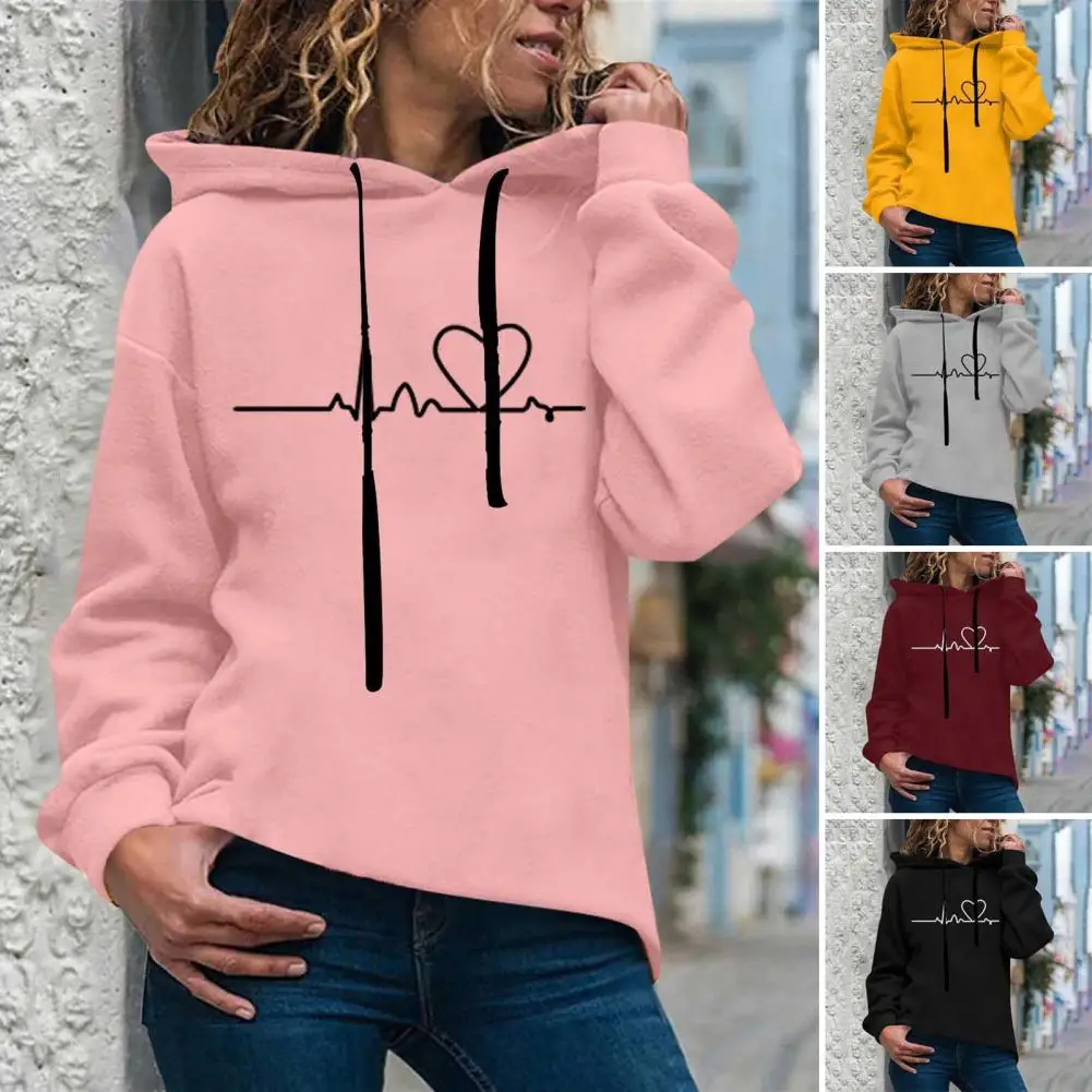 Stijlvolle Dames Winter Hoodie Met Capuchon Loszittende Zachte Casual Lente Hoodie