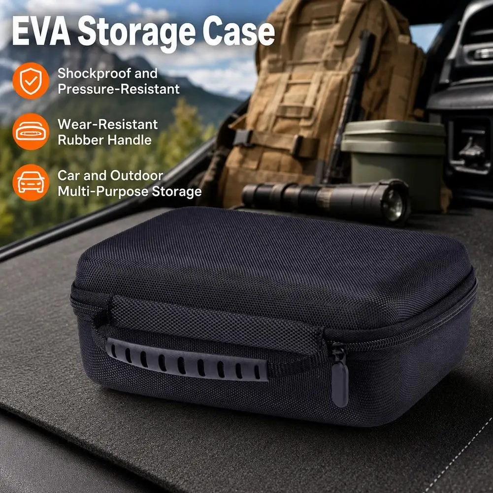 Car Storage Bag Hard Shockproof Case EVA Protective Travel Carrying Bag Large Capacity Digital Gadgets Storage Bag Accessories