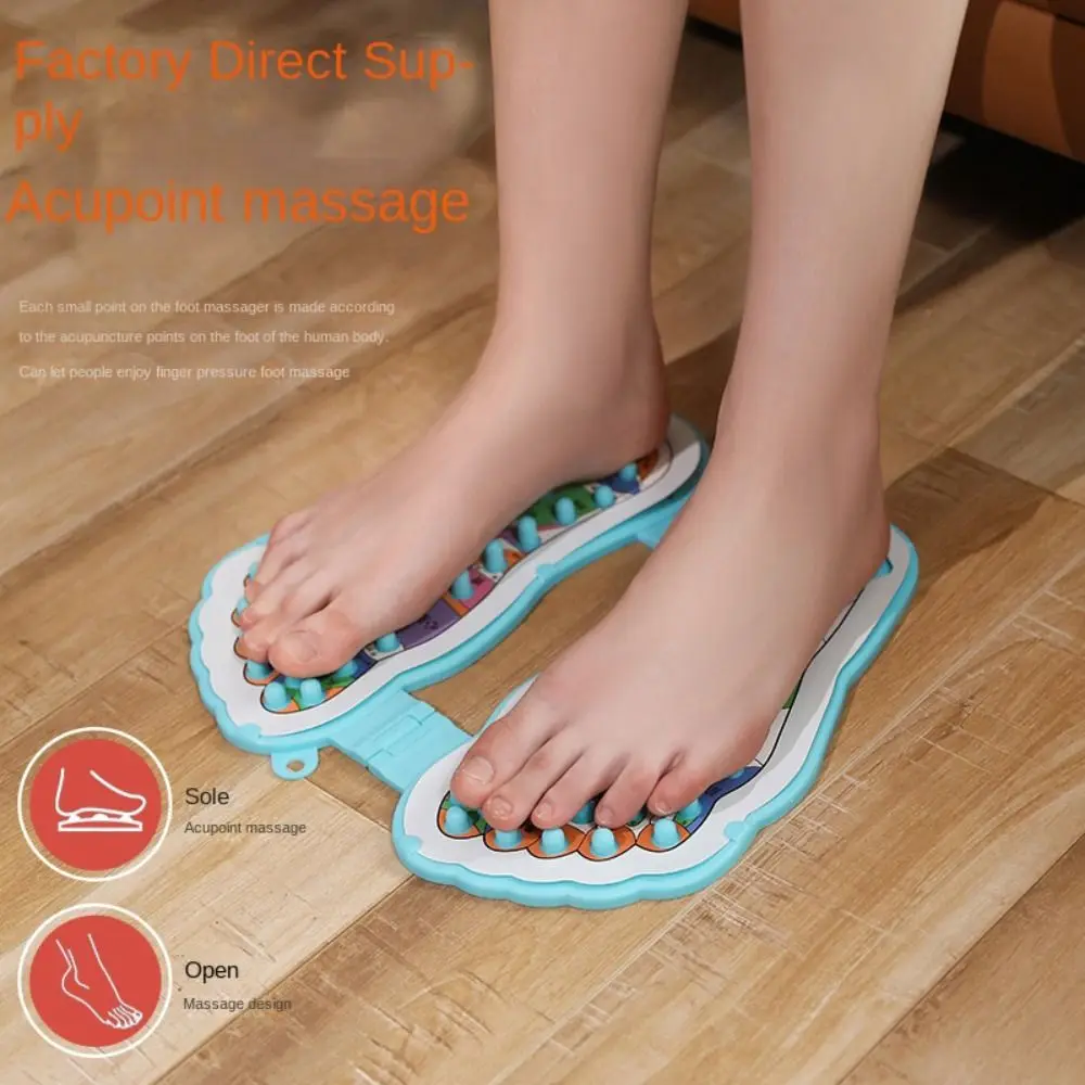 Walk Massager Plate Board Foot Stone Foot Acupressure Point Massager Reflexology Massage Mat Plantar Massager Foot Massage Pad