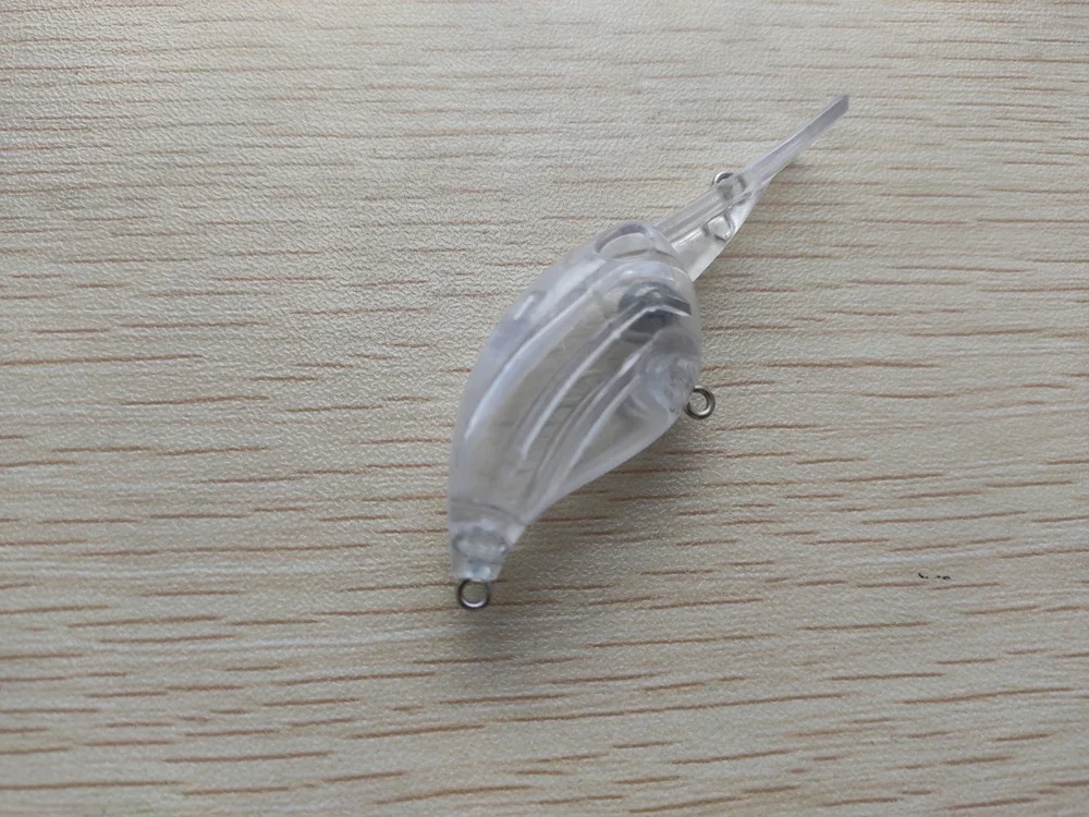 10 pçs sem pintura isca de pesca em branco corpo crankbaits hardbaits wobbler iscas artificiais 63mm 4.5g st70