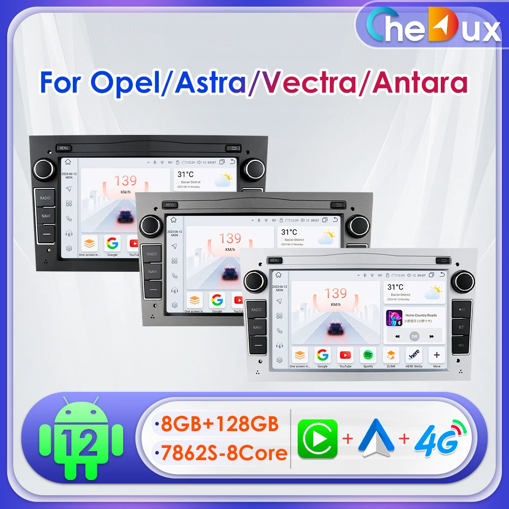 

Chedux 7inch Android Auto Car Radio for Opel Astra H G J Vectra Antara Zafira B Corsa D Vivaro Meriva UI7862 Octa Core CarPlay