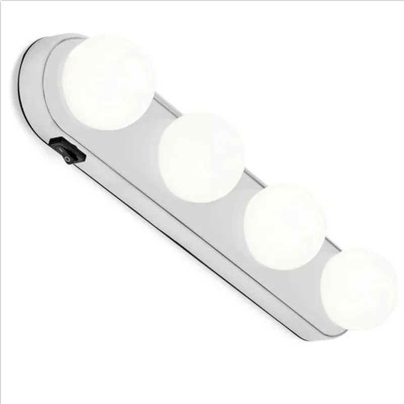 Imagem -05 - Maquiagem Wall Lamp Kit para Penteadeira Vanity Mirror Light Ventosa Fonte de Alimentação da Bateria Pf9099