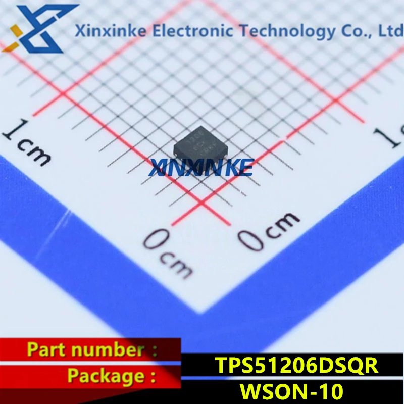 TPS51206DSQR WSON-10 Marking: 1206 Power Management Specialized - PMIC 2A Peak Sink/Source DDR Term Reg Power Management ICs