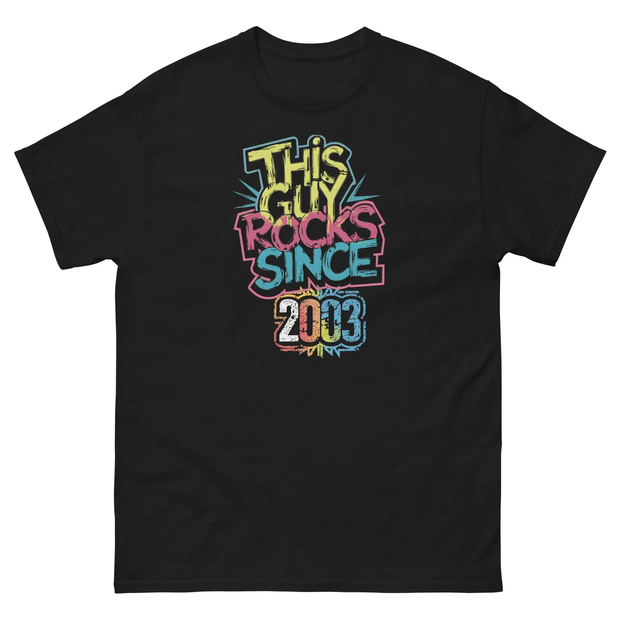 This Guy Rocks Since 2003 Awesome Vintage Retro Birthday For Guys Born in Men's classic tee