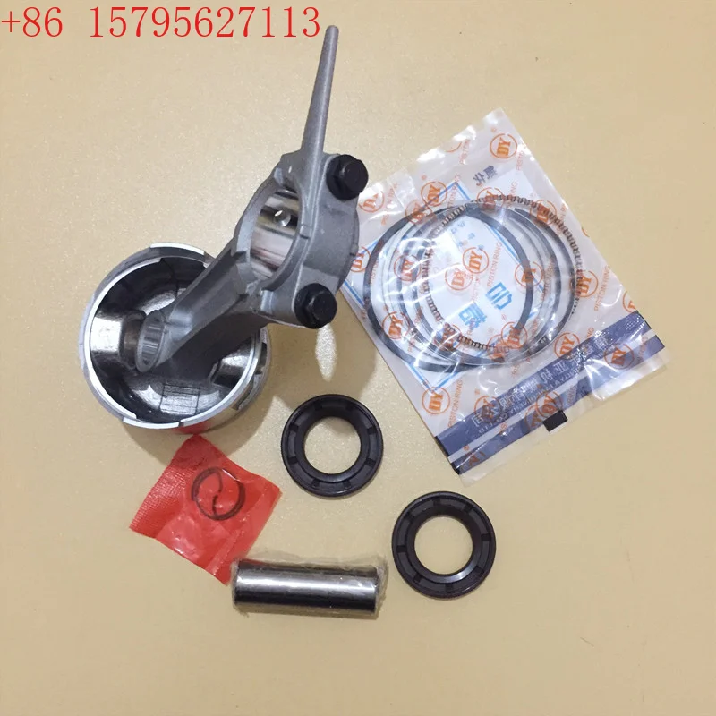 Kit Pengganti Batang Penghubung Segel Minyak Cincin Piston 68Mm untuk Honda GX160 GX200 168F 2kw 2,5KW Suku Cadang Pengganti Mesin