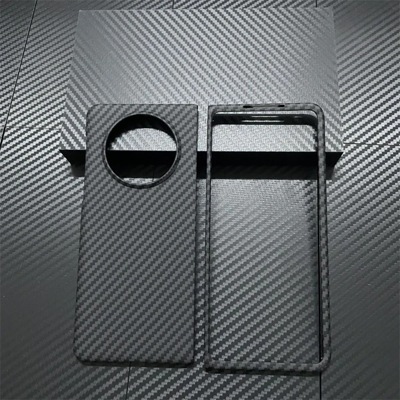 Ultra Thin Case For VIVO X Fold 3 Case Matte Hard Carbon Fiber Texture Pattern Phone Cover For VIVO X Fold3 Pro Shell Bumper