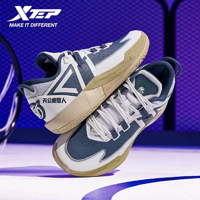 Xtep Lingji 3.0 Men's Basketball Shoes 2025 Winter Cushion Comfortable Combat Support Stability Practical Sneakers 875419120002