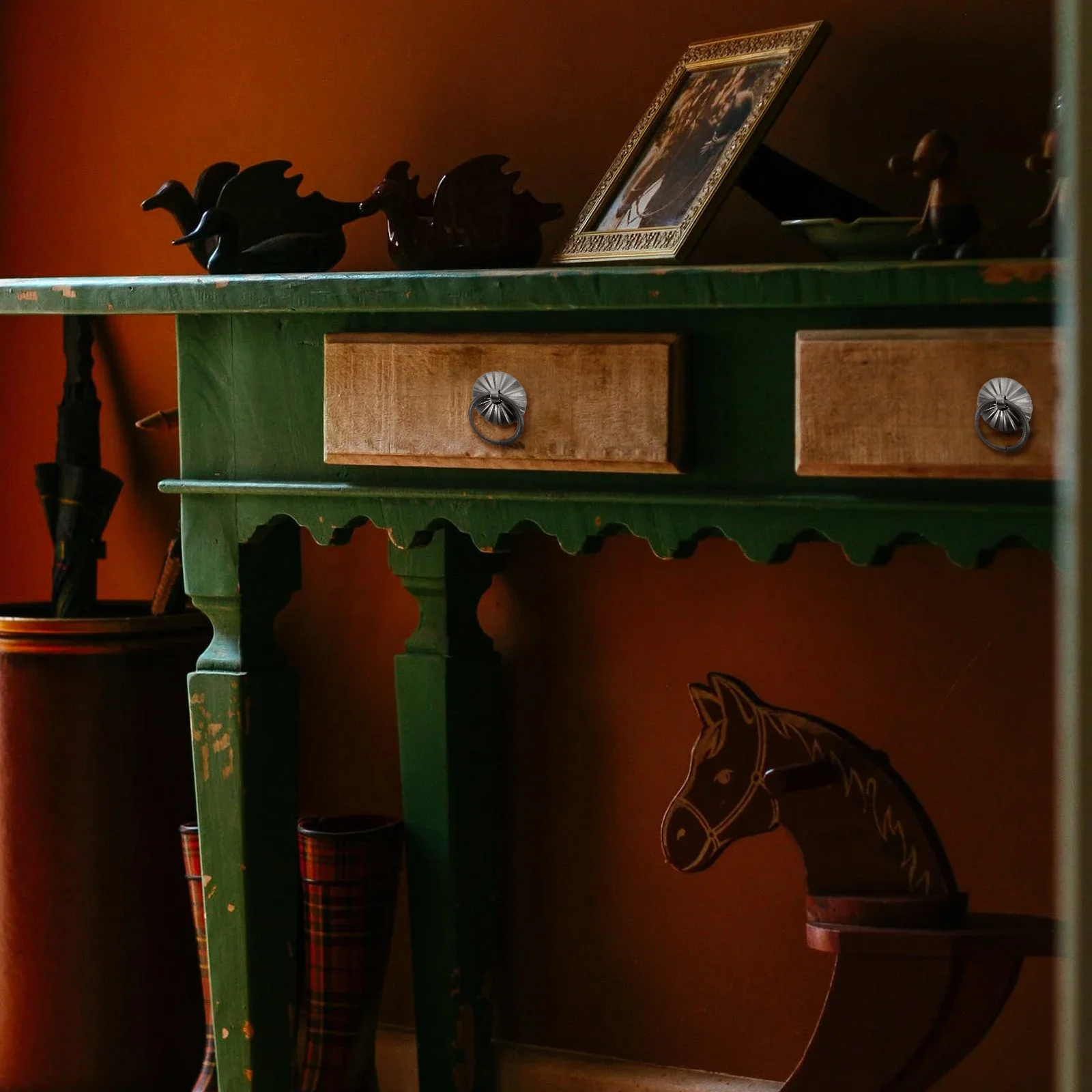 

30pcs Simple Pull Knob Gift Box Small Knobs For Cabinet Knob Replacement Iron Pull Handle Cupboard Drawer Pulls