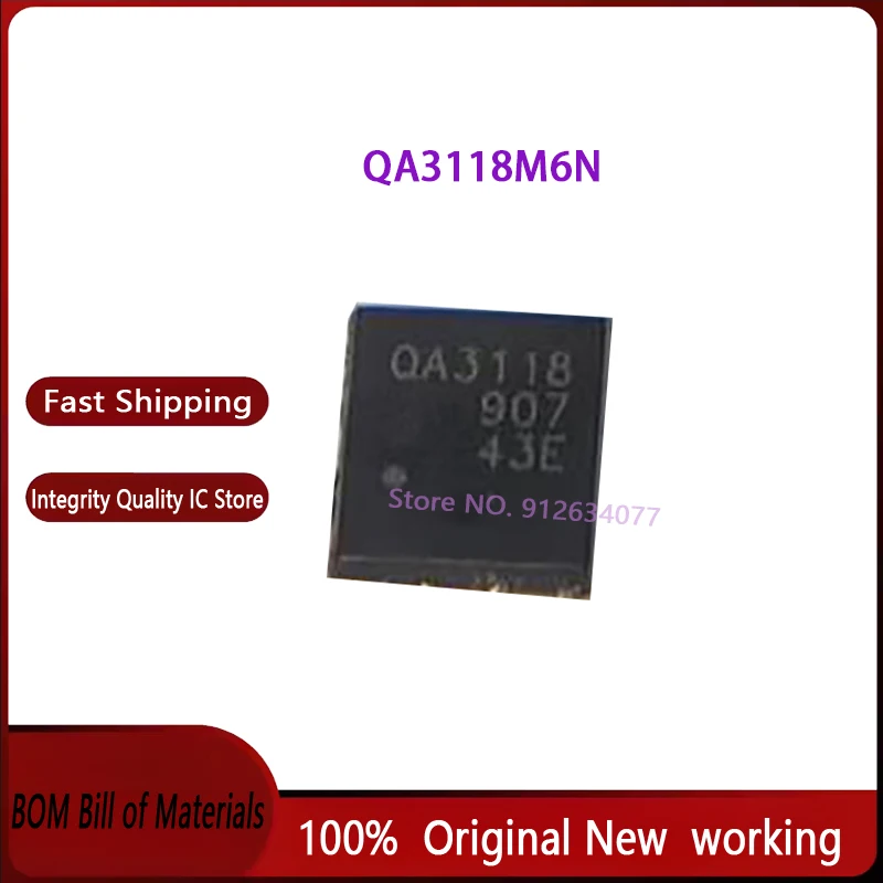 (10-100piece)QA3118M6N QA3118M6N QA3118 QFN IC Chipset New Original