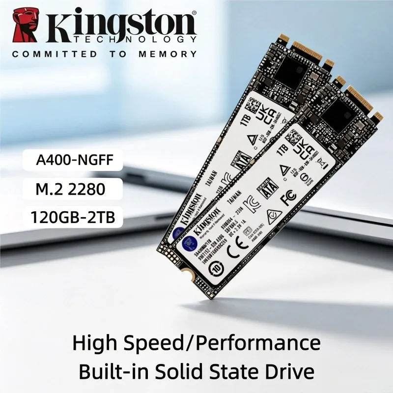 Original Kingston High Performance A400-NGFF M.2 2280 SSD 120GB 256GB 512GB 1TB 2TB Internal Hard Drive