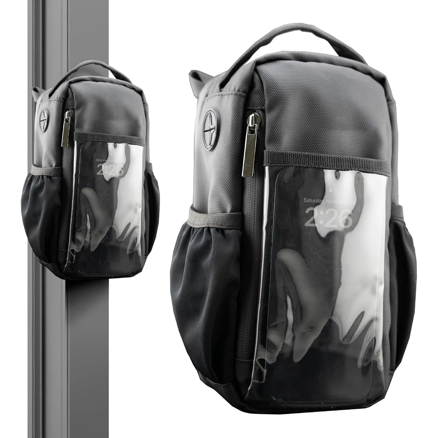 

Набор из 6 прочных неодимовых магнитных зажимов для рюкзака — прочная сумка-карабин из ткани Оксфорд для занятий спортом (футбол/футбол, тренажерный зал), велосипед Mo