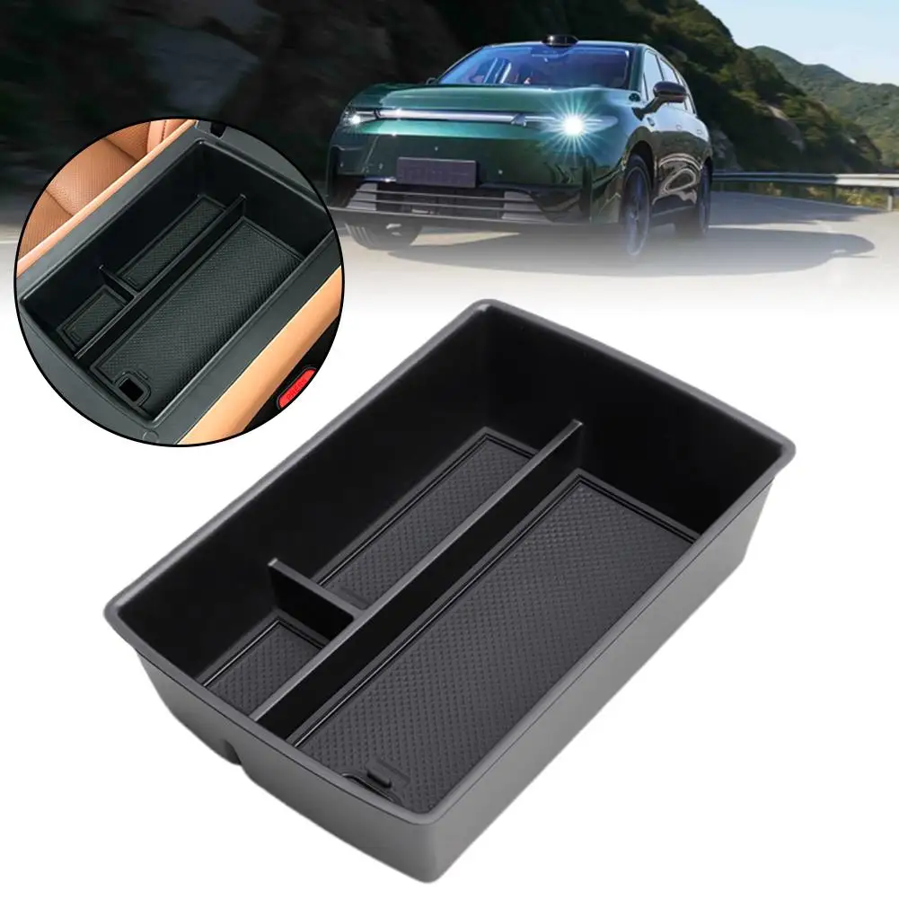 ل Leapmotor C10 2024-2025 مسند ذراع السيارة صندوق تخزين مركز وحدة التحكم الداخلية صينية السيارات حالة التخزين المنظم اكسسوارات E7B6 #2