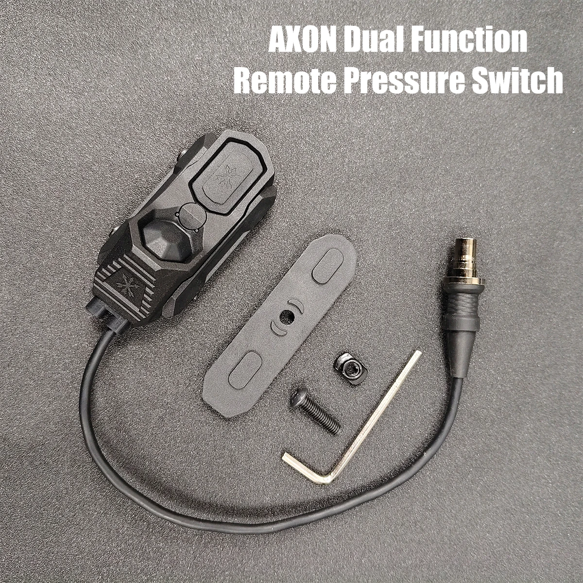 Surefire M300/M600 Taschenlampe mit AXON Dual-Funktion-Fernbedienungs-Druckschalter für 20mm Schiene UNITY Axon Schalter SF Stecker MK KEYMOD – Detail 4