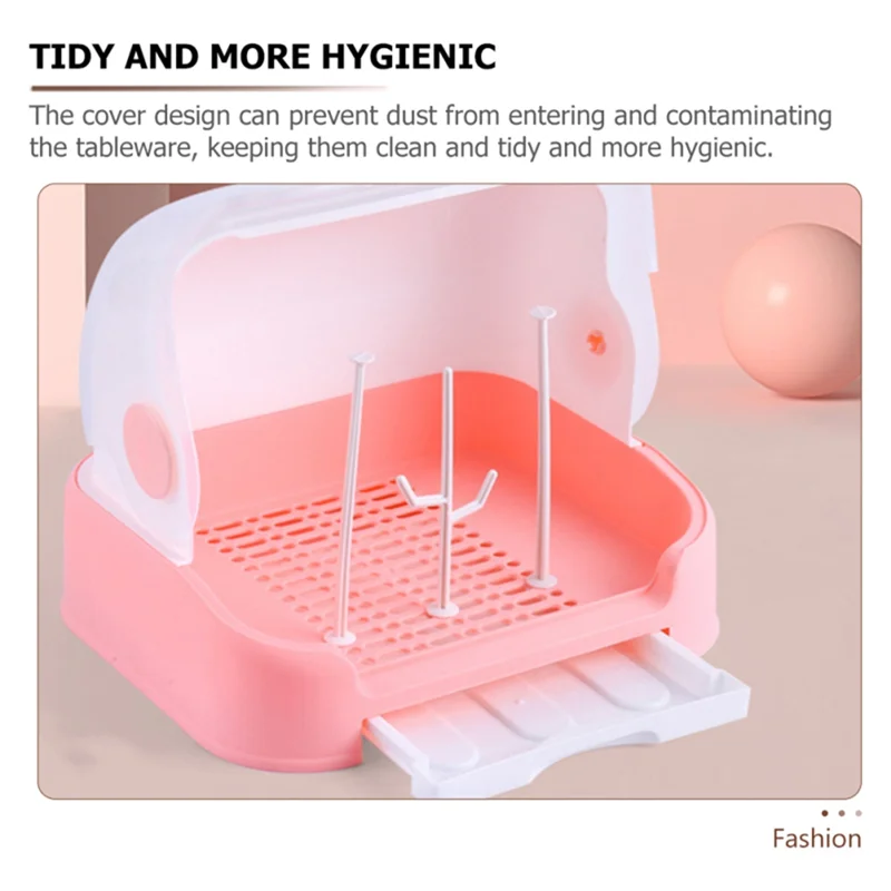 Water Bottle Drying Rack Terrarium Fogger For Baby Bottles Accessories Dryer Glass Containers Holder Storage Box B