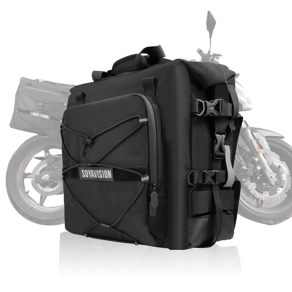 Waterdichte motorfiets zijtassen Universele reismotor Zadeltas Fietstassen Staartbagage voor Harely BMW Yamaha KTM Honda