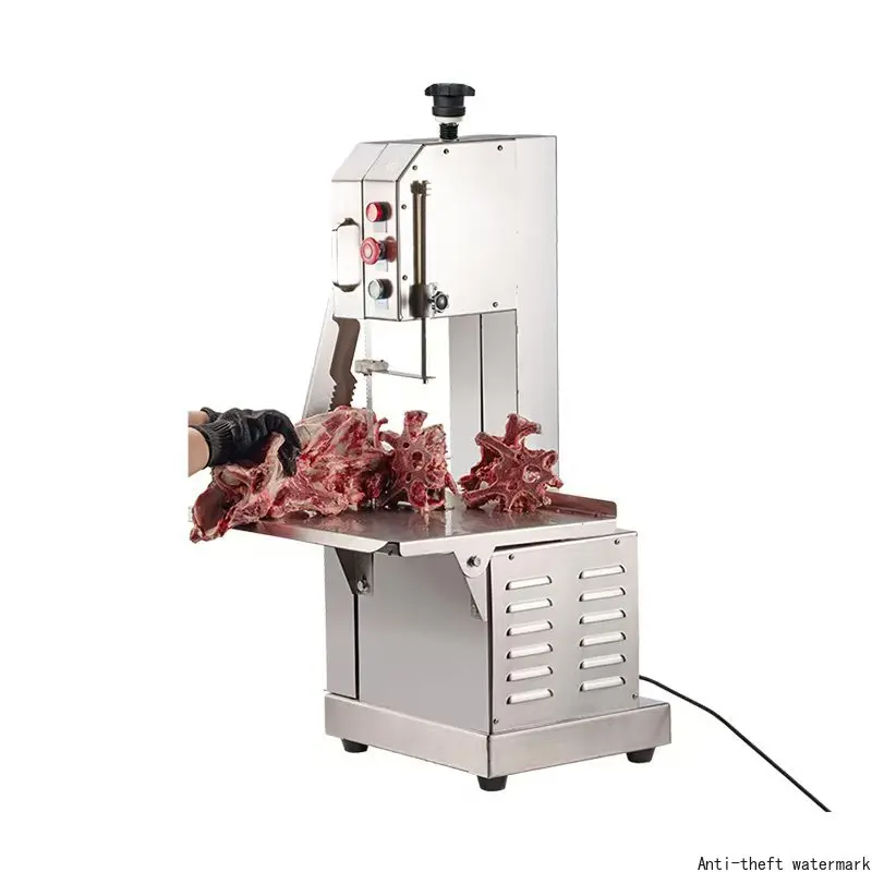 

2025-Vertical Electric Frozen Meat Saw and Bone/Meat Separator, suitable for commercial beef restaurants, core motor components.