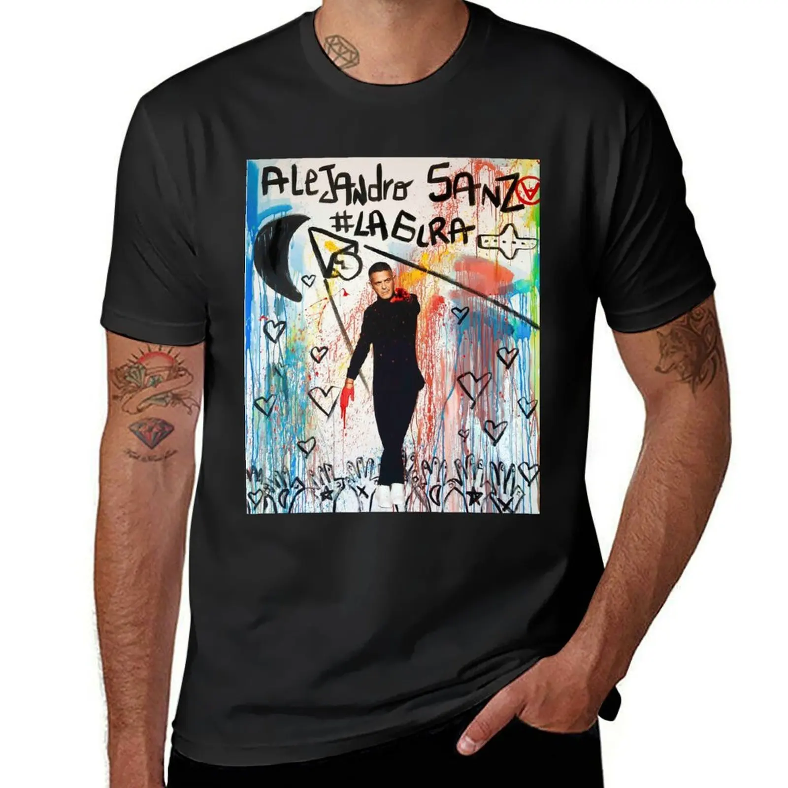 an4 Alejandro dini Sanz marr tour 2019 T-Shirt tops cute clothes mens t shirts casual stylish