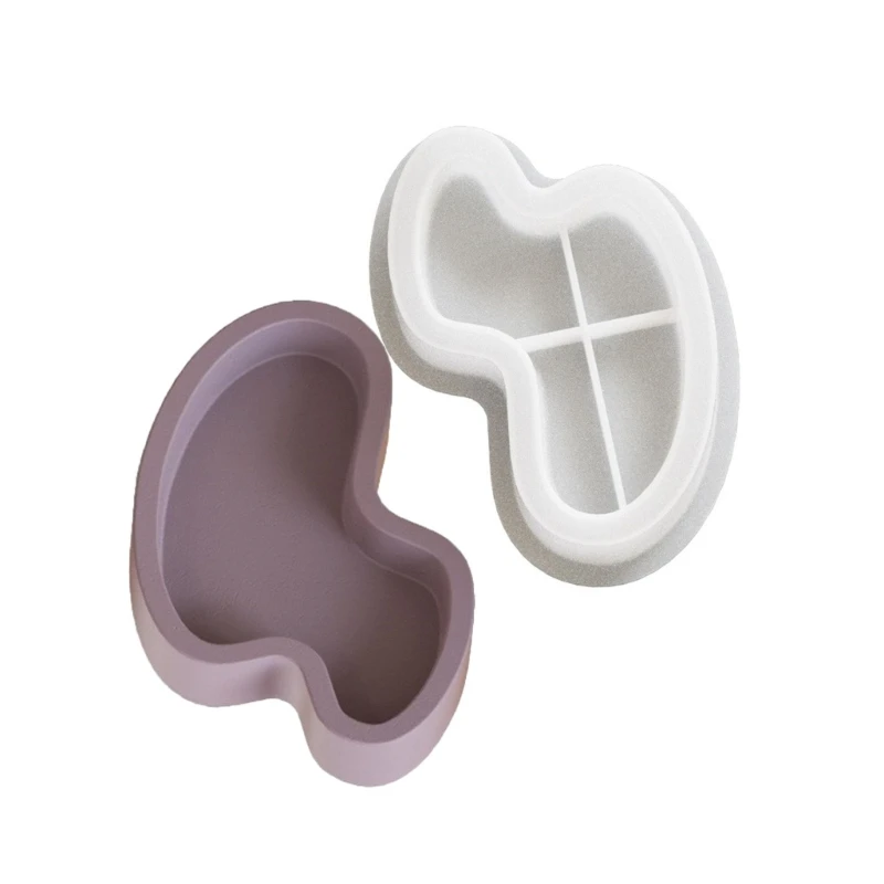 Silicone Resin Mold Resin Tray Molds Silicone Plate Mold Irregular Tray