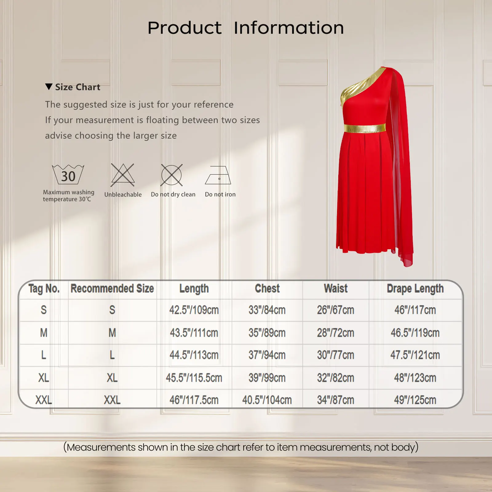 إمرأة غنائي العبادة الثناء الباليه عروض الرقص زي كتف واحد مع ثنى معدني لامع شق هيم تونك فستان #5