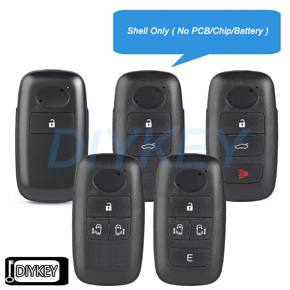 

2 / 3 / 4 / 5 Buttons Case Smart Remote Car Key Fob Shell Cover for Toyota Raize Rocky