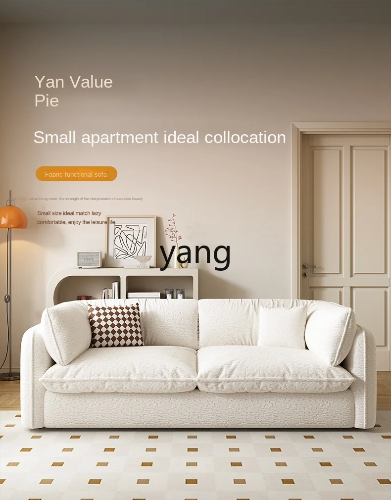 CX sofa bed dual-purpose foldable chenille living room advanced sense removable and washable folding bed